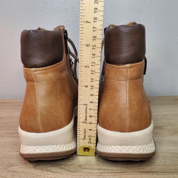 Maurices Brown Hiking Boots Comfortable Lace Up Adventure Women's Size 10 - Picture 5 of 10